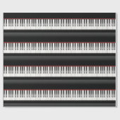 pianotoetsenbord cadeaupapier (Vlak)