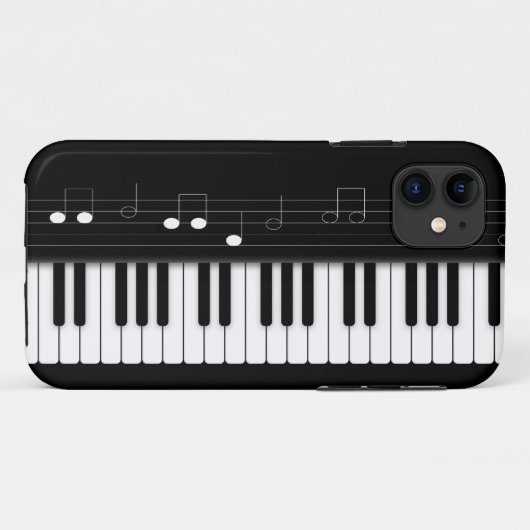 Pianotoetsenbord Case-Mate iPhone Case (Achterkant (horizontaal))