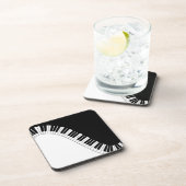 Pianotoetsenbord Drankjes Onderzetter (Rechterzijde)