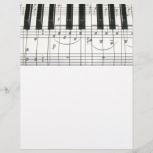 Pianotoetsenbord en -Muzieknoten