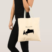 Pianotoetsenbord en muzieknotities tote bag (Voorkant (product))