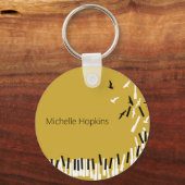 Pianotoetsenbord en Sleutelhanger voor muzieknoten (Voorkant)