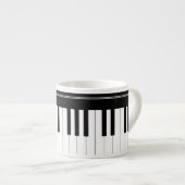 Pianotoetsenbord Espresso Kop (Voorkant rechts)