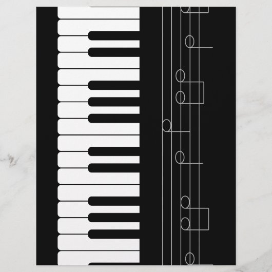 Pianotoetsenbord Flyer (Voorkant)