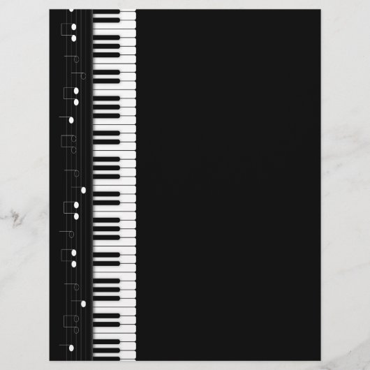 Pianotoetsenbord Flyer (Voorkant)