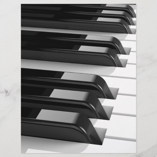 Pianotoetsenbord Flyer (Voorkant)