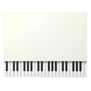 Pianotoetsenbord Fun Ivory 8.5x11-muziek Notitieblok