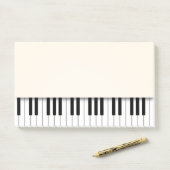 Pianotoetsenbord Fun Ivory-Muzieknoten Post-it® Notes (Op bureau)