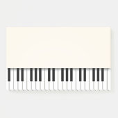 Pianotoetsenbord Fun Ivory-Muzieknoten Post-it® Notes (Voorkant)