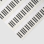 Pianotoetsenbord Grafisch debetdocument voor ontko Tissuepapier (Detail)