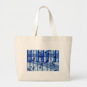 Pianotoetsenbord Grote Tote Bag (Voorkant)