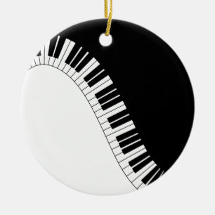 Pianotoetsenbord Keramisch Ornament