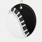 Pianotoetsenbord Keramisch Ornament (Links)