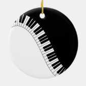 Pianotoetsenbord Keramisch Ornament (Achterkant)