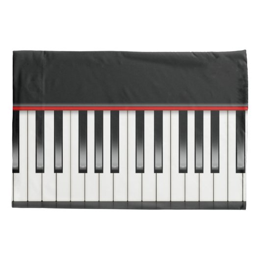 Pianotoetsenbord Kussensloop (Achterkant-Links)