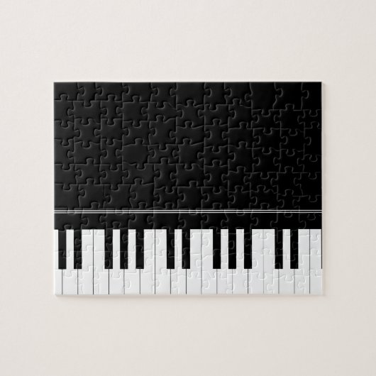 Pianotoetsenbord Legpuzzel (Horizontaal)