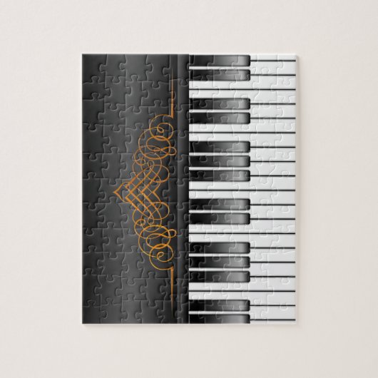 Pianotoetsenbord Legpuzzel (Verticaal)