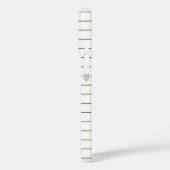 Pianotoetsenbord met aangepaste naam Case-Mate iPhone case (Achterkant / Links)