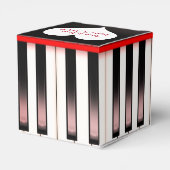 Pianotoetsenbord met hart bedankdoosjes (Achterkant)