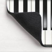 Pianotoetsenbord met muziekofferte muismat (Hoek)