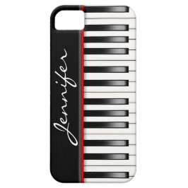 Pianotoetsenbord met naam Case-Mate iPhone case