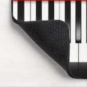 Pianotoetsenbord met quote muismat (Hoek)