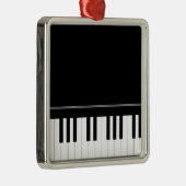 Pianotoetsenbord Metalen Ornament (Rechts)