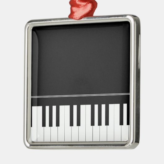 Pianotoetsenbord Metalen Ornament (Links)