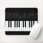 Pianotoetsenbord Muismat (Met muis)