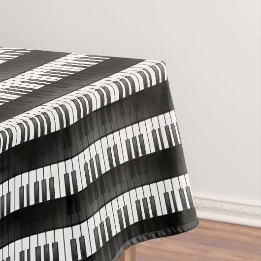 Pianotoetsenbord Musical Design Tablecloth Tafelkleed (Voorbeeld)