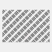 Pianotoetsenbord Musical Design Wrapping Paper Set (Voorkant 3)