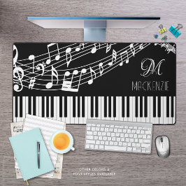 Pianotoetsenbord Muzieknoten Monogram Bureaumat