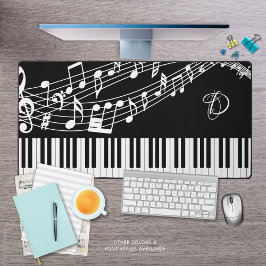 Pianotoetsenbord Muzieknoten Monogram Bureaumat