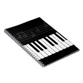 Pianotoetsenbord Notitieboek (Rechterzijde)