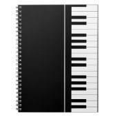 Pianotoetsenbord Notitieboek (Voorkant)