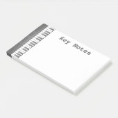 Pianotoetsenbord Ontwerpnotities na IT Post-it® Notes (Schuin)