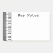 Pianotoetsenbord Ontwerpnotities na IT Post-it® Notes (Voorkant)