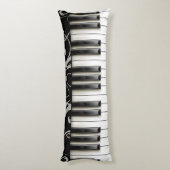 Pianotoetsenbord Pianist Music Instrument Teacher Lichaamskussen (Achterkant (Verticaal))