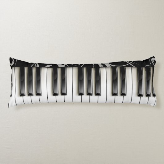Pianotoetsenbord Pianist Music Instrument Teacher Lichaamskussen (Voorkant)