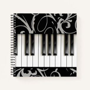 Pianotoetsenbord Pianist Music Instrument Teacher Notitieboek