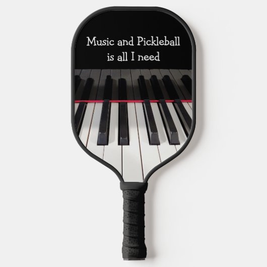 Pianotoetsenbord Pickleball Paddle (Voorkant)
