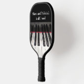 Pianotoetsenbord Pickleball Paddle (Links)