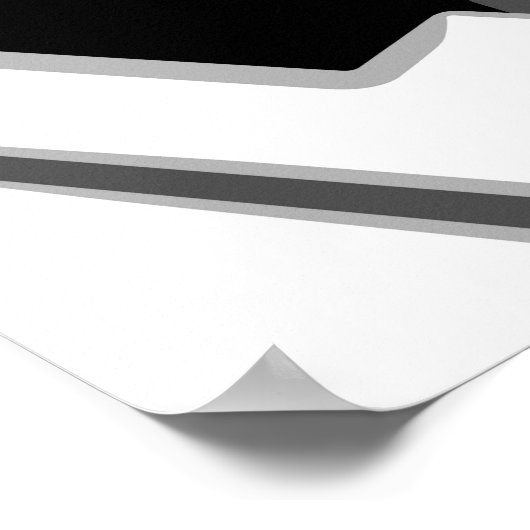 Pianotoetsenbord Pop Art Print (Hoek)