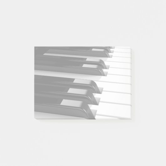 Pianotoetsenbord Post-it® Notes (Voorkant)