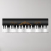 Pianotoetsenbord Poster (Voorkant)