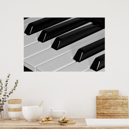 Pianotoetsenbord Poster (Keuken)