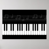 Pianotoetsenbord Poster (Voorkant)