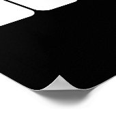 Pianotoetsenbord Poster (Hoek)