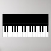 Pianotoetsenbord Poster (Voorkant)