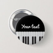 Pianotoetsenbord Ronde Button 5,7 Cm (Voorkant /achterkant)